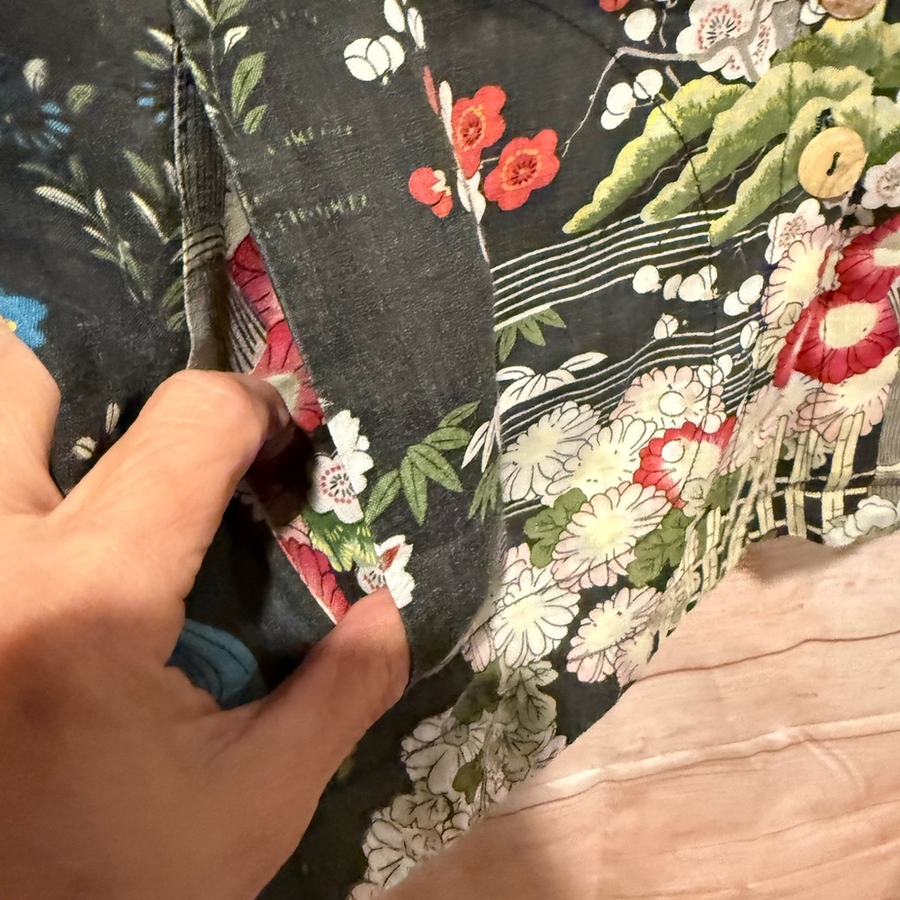 Citron Black Multicolor Floral Women's Jacket - Picture 3 of 5